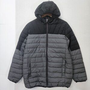 Bass Creek Outfitters Mens Quilted Jacket L Black/ GreyInsulated Warmth Outdoors